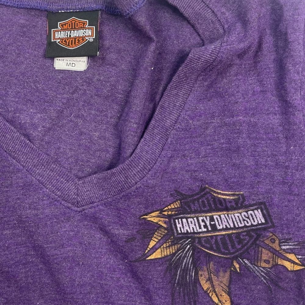 Harley Davidson Rapid City South Dakota V-Neck Shirt View 2